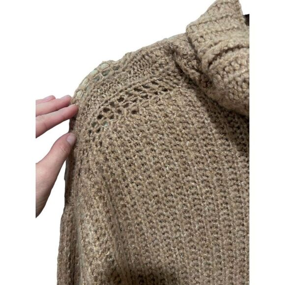 Abercrombie & Fitch Long Sleeve Turtle Neck Pullover Sweater Brown Size Medium - Picture 5 of 15